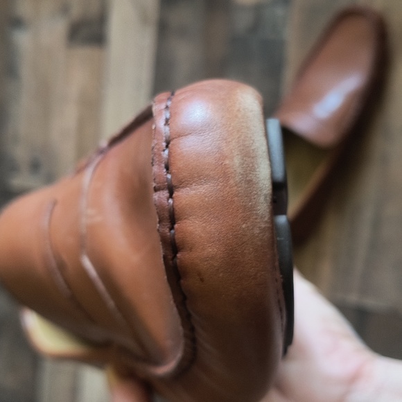 Vince Camuto Esmail Driving Loafer Cognac Sz 12 Men - Picture 7 of 17